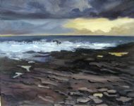 Rock Pools at Dusk